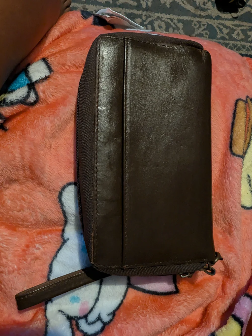 Sts Rancho Wear Leather Wristlet Wallet - Dark Brown